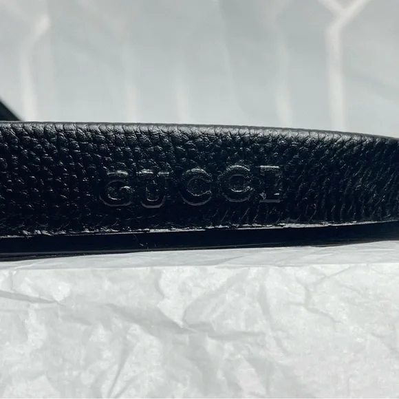 Gucci GG Supreme Blooms Floral Slides Black Pink Monogram Sandals Women’s 40 - Picture 13 of 13